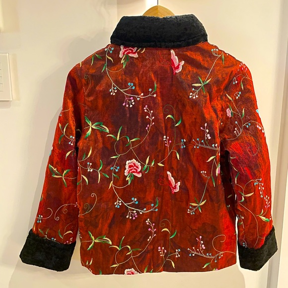 Red and Black vintage JACKET / BLAZER - Picture 5 of 7